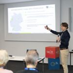 Picture of Stefanie Weidtkamp-Peters giving a talk