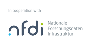 Logo "in cooperation with NFDI"